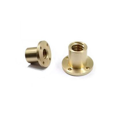 kaufen Kupfer CNC Drehmaschinenbearbeitung Präzisionsnut Messing Drehteile Metallnut Bearbeitungsanlage online manufacture