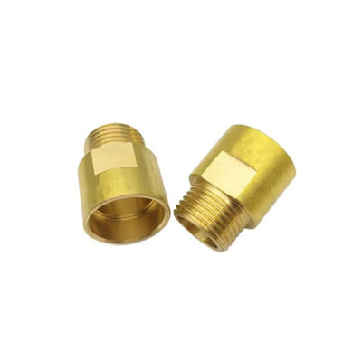 kaufen Anodisierte Messing-Aluminium-CNC-Bearbeitungsteile Drehdienst Messing-CNC-Teile Lieferant online manufacture
