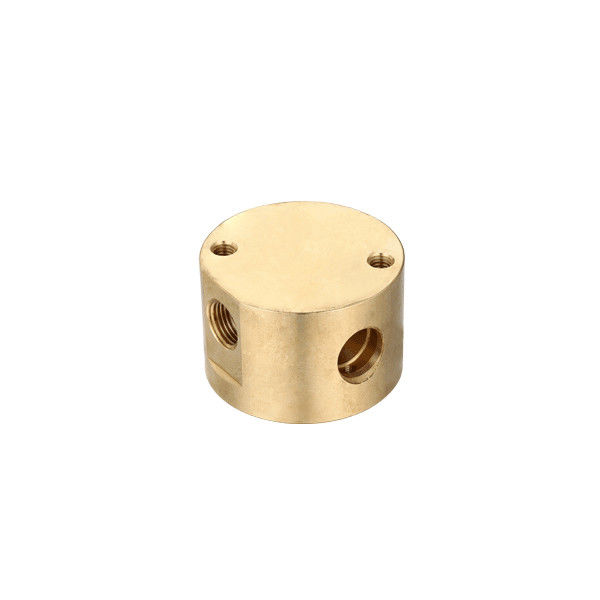Micro Machining Turning Brass CNC Parts Chrome Plating For Electronic Components