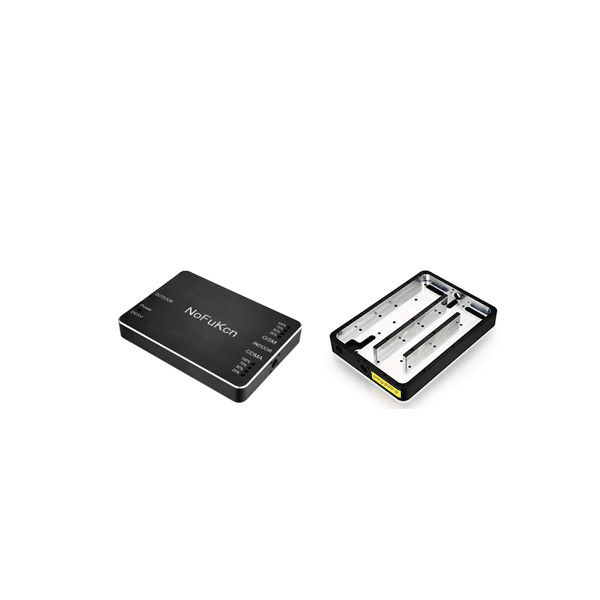 Silk Printing Aluminum CNC Parts 1590b Anodized Aluminum Enclosure